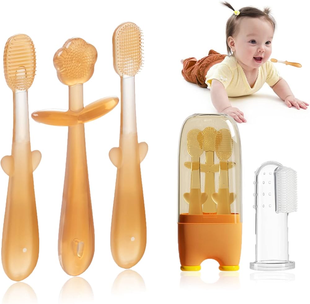 Silicon Baby Tooth Brush, Soft & Lightweight Baby Brush
