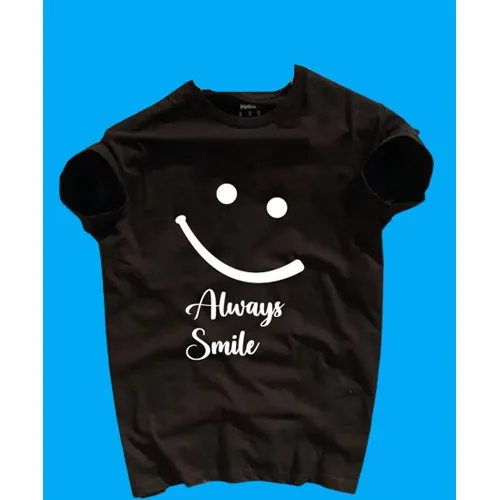 Always Smile Best quality printed Boys T-shirt/ Tshirt For Men/ T-shirt
